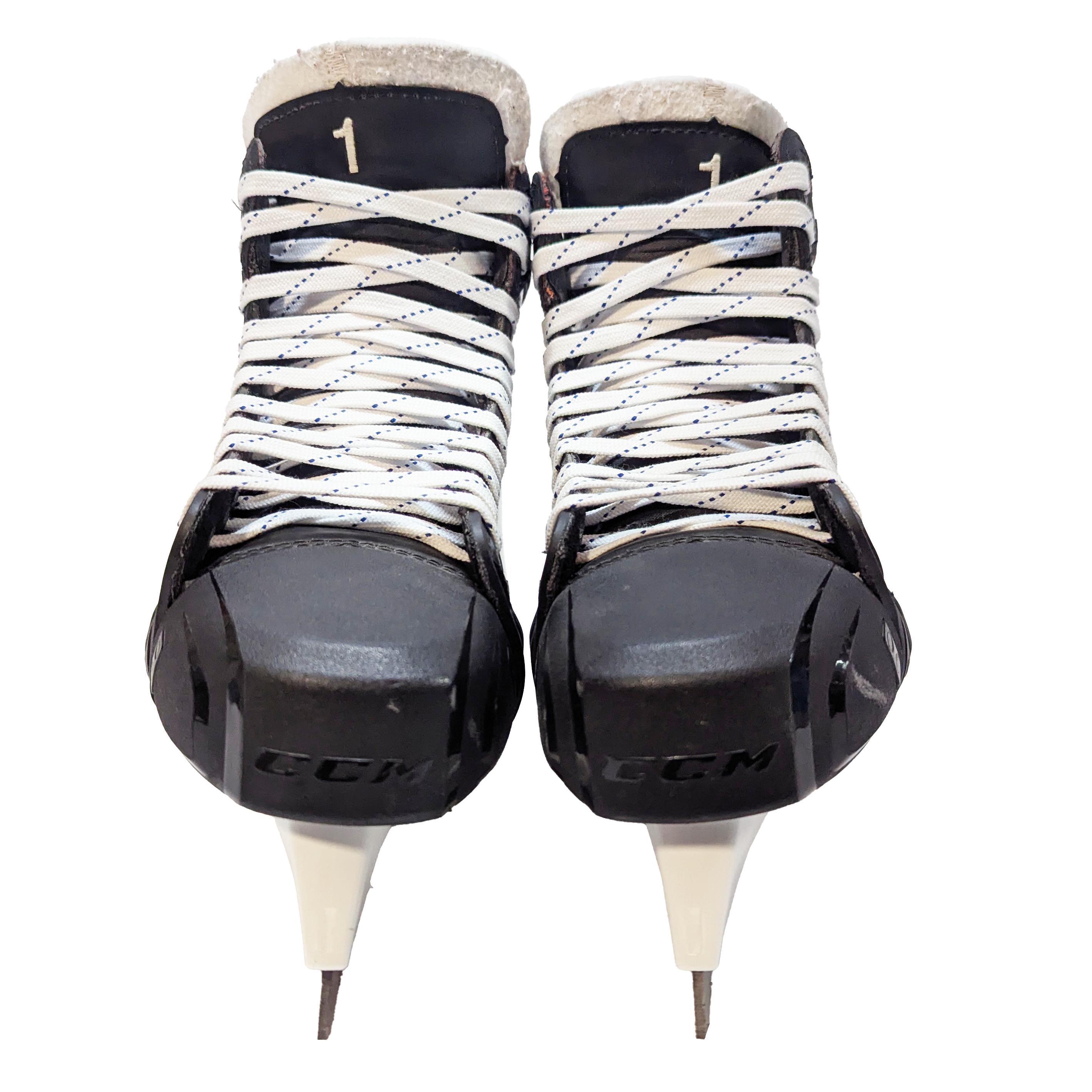 CCM Jetspeed FT2 - Patins de gardien de but de hockey Pro Stock d'occasion - Taille 9